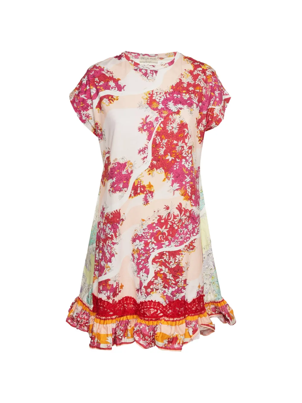 PUCCI Pre-Owned Abito corto a fiori - Toni neutri