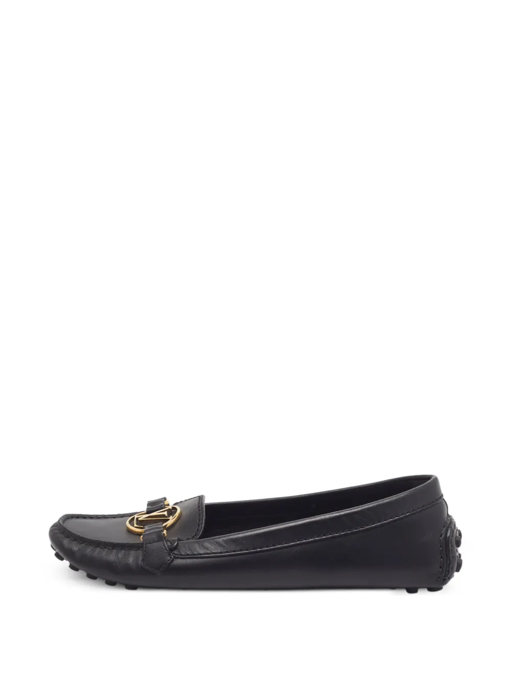 Louis Vuitton Pre-Owned Dauphine leather loafers - Schwarz