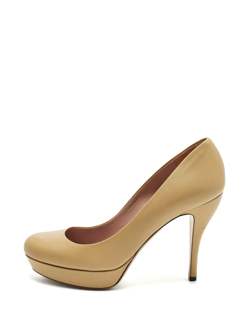 Gucci Pre-Owned Pumps mit runder Kappe - Nude