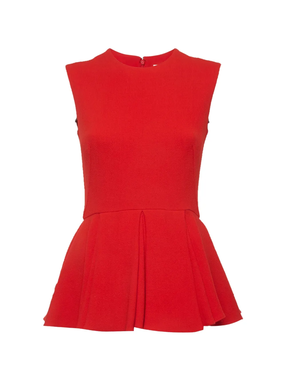 Christian Dior Pre-Owned sleeveless peplum top - Rosso