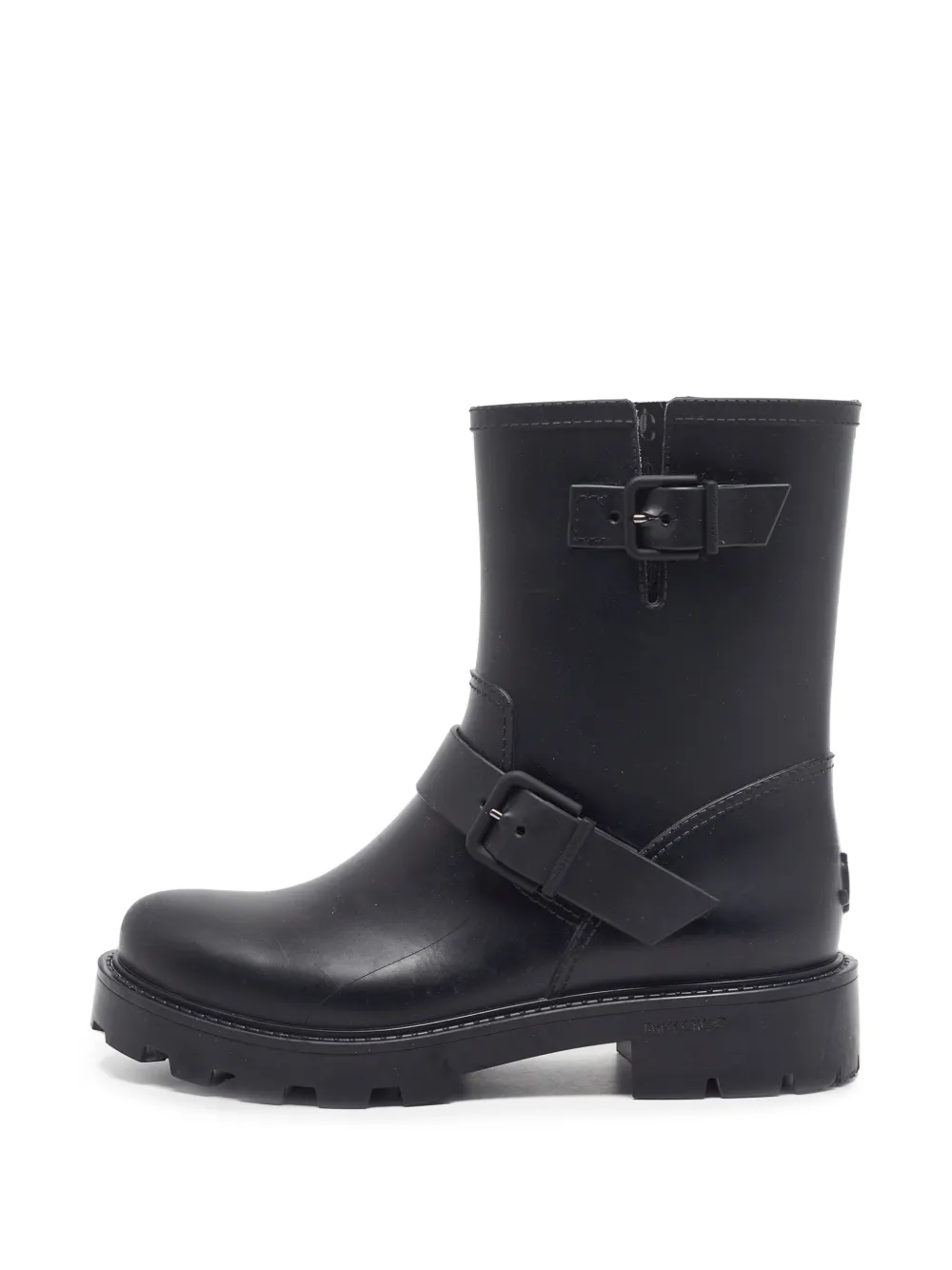 Jimmy Choo Pre-Owned Yael buckled rain boots - Schwarz