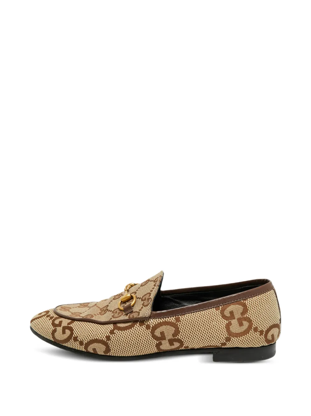 Gucci Pre-Owned Jordaan Horsebit Loafer - Nude