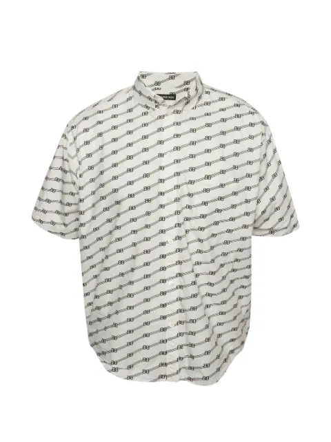 Balenciaga Pre-Owned monogram-print short-sleeve shirt