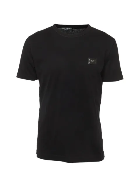 Dolce & Gabbana Pre-Owned logo plaque T-shirt