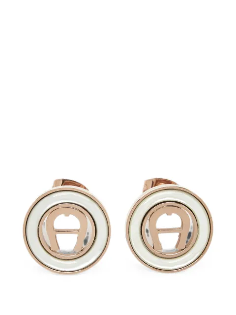 Aigner Vintage A logo-motif earrings