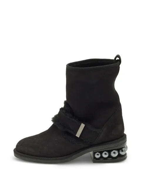 Nicholas Kirkwood bottines Casati à bords en fourrure artificielle