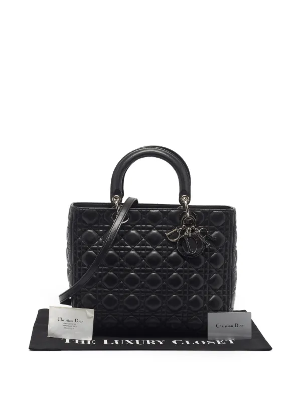 Christian Dior Pre-Owned レディ ディオール カナージュ ハンドバッグ 