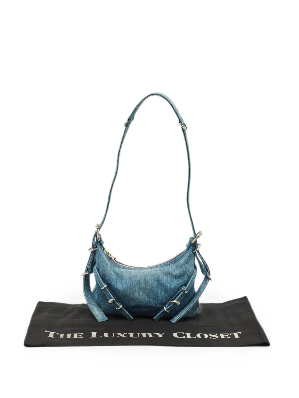 Givenchy Pre-Owned mini Moyou shoulder bag - Blu