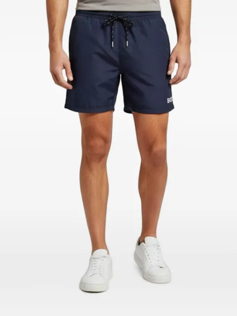 BOSS Starfish logo-print swim shorts