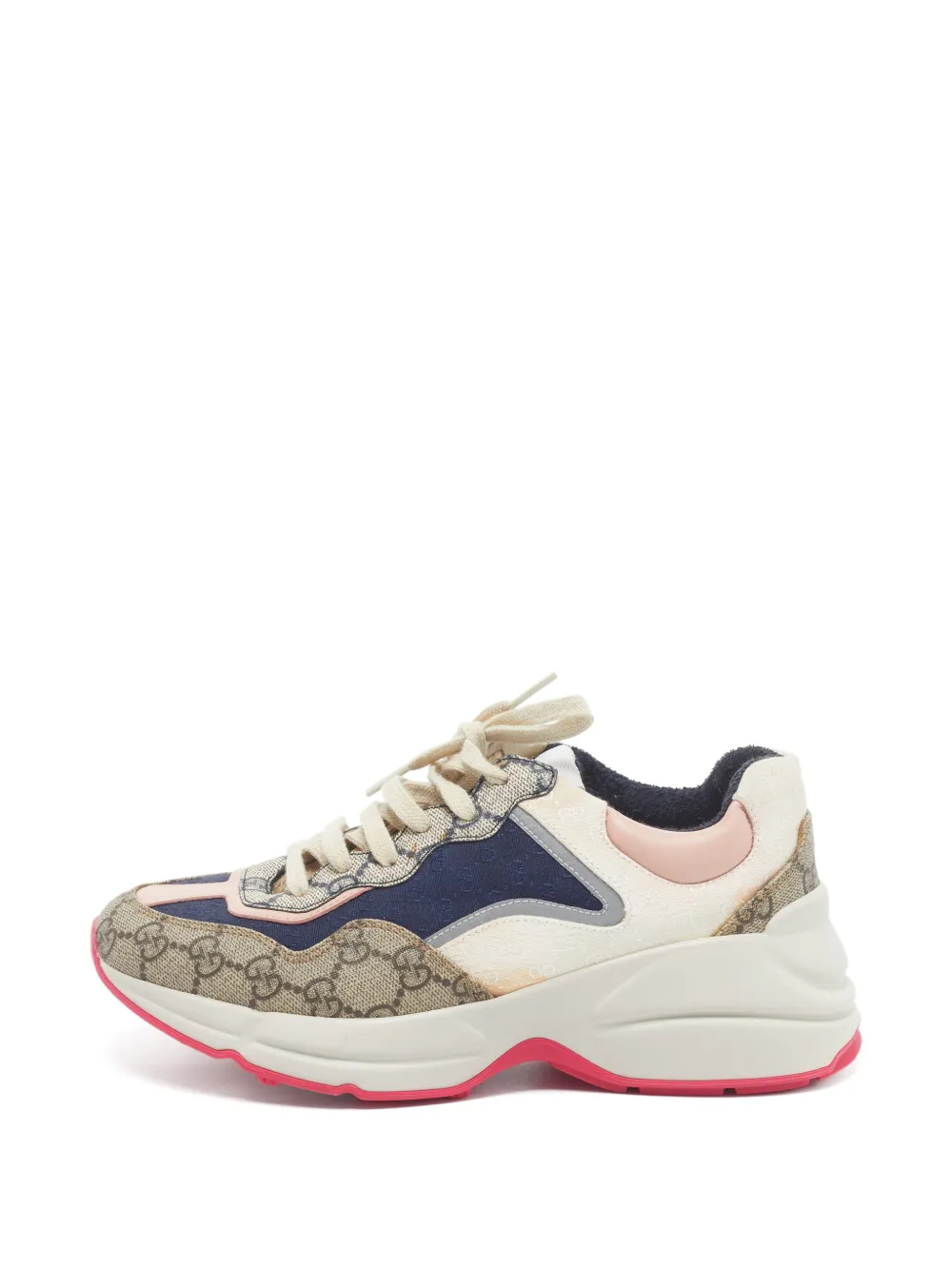 Gucci Pre-Owned Rhyton GG Supreme sneakers - Weiß