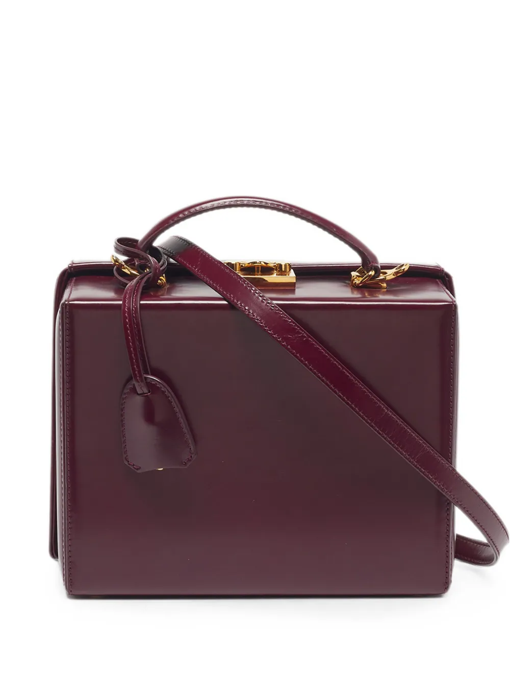 Mark Cross Grace Box leather tote bag - Viola