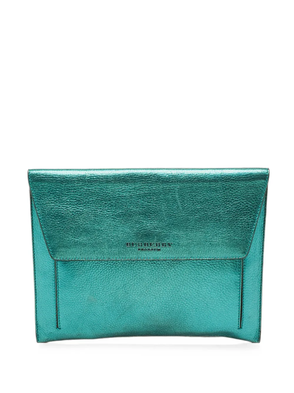 Burberry Pre-Owned envelope clutch bag - Green