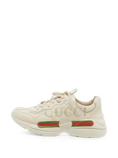 Gucci Pre-Owned Rhyton lace-up sneakers