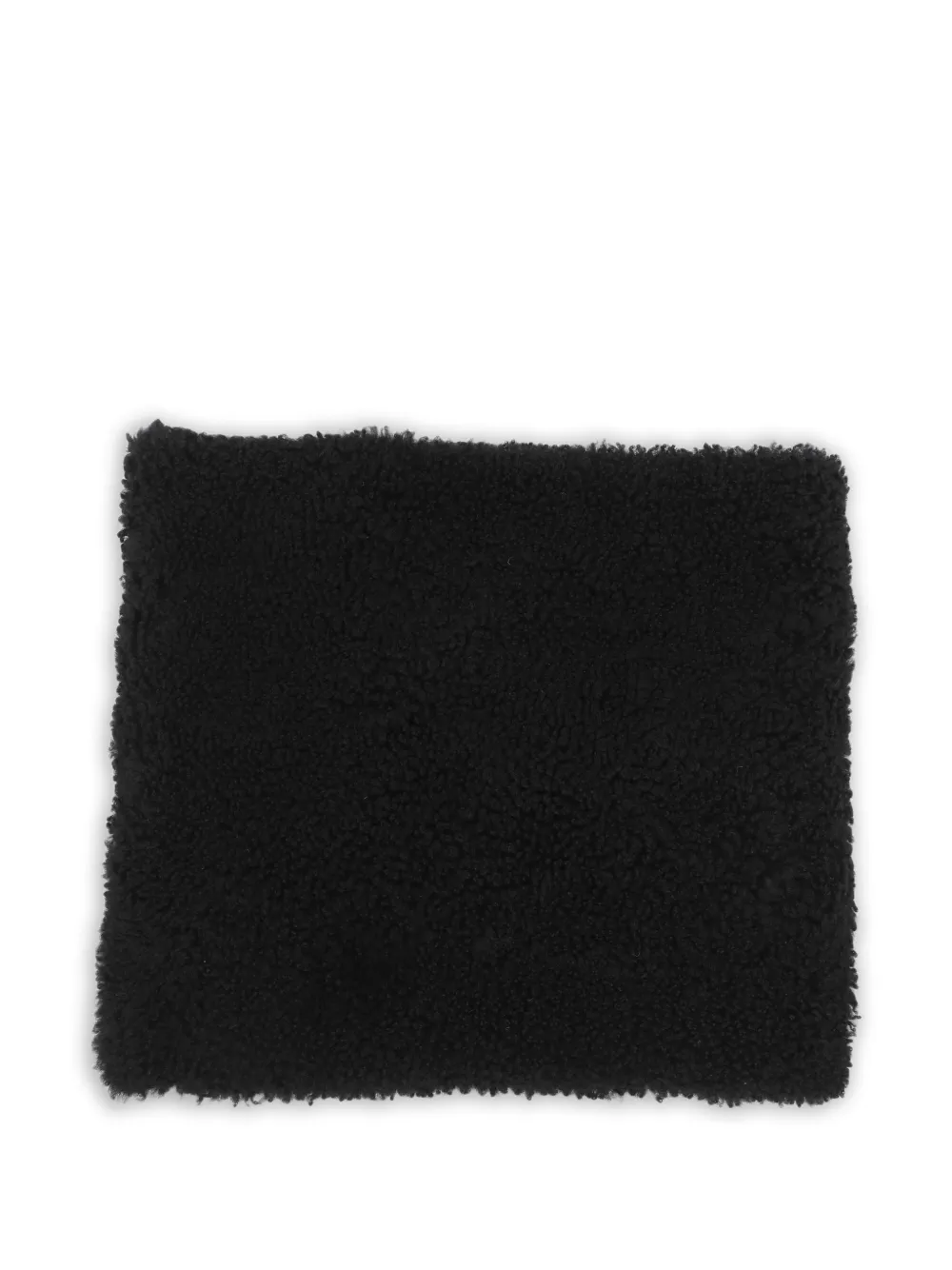 Burberry Pre-Owned shearling check-lining snood - Nero