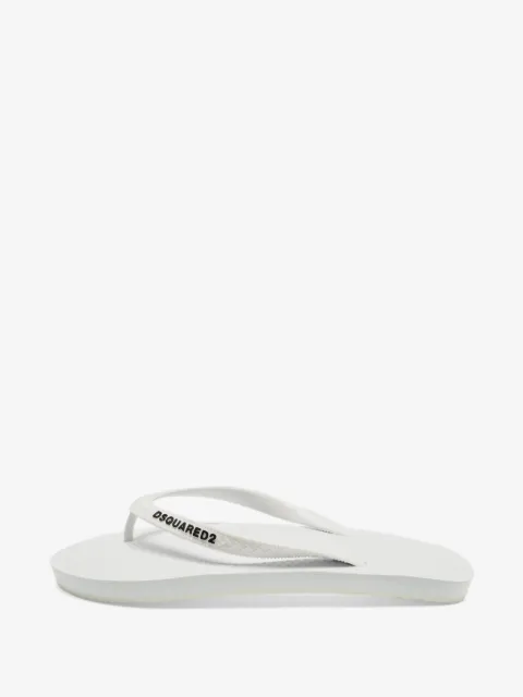 DSQUARED2 flip flops con logo
