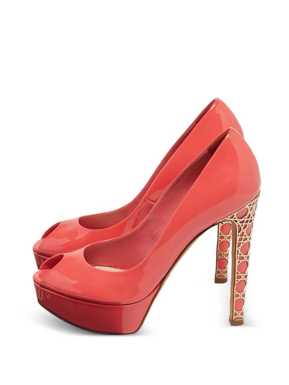 Christian Dior Pre-Owned peep-toe sandals - Rosa