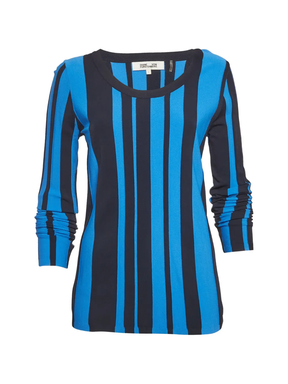 DVF Diane von Furstenberg striped knit top - Blau