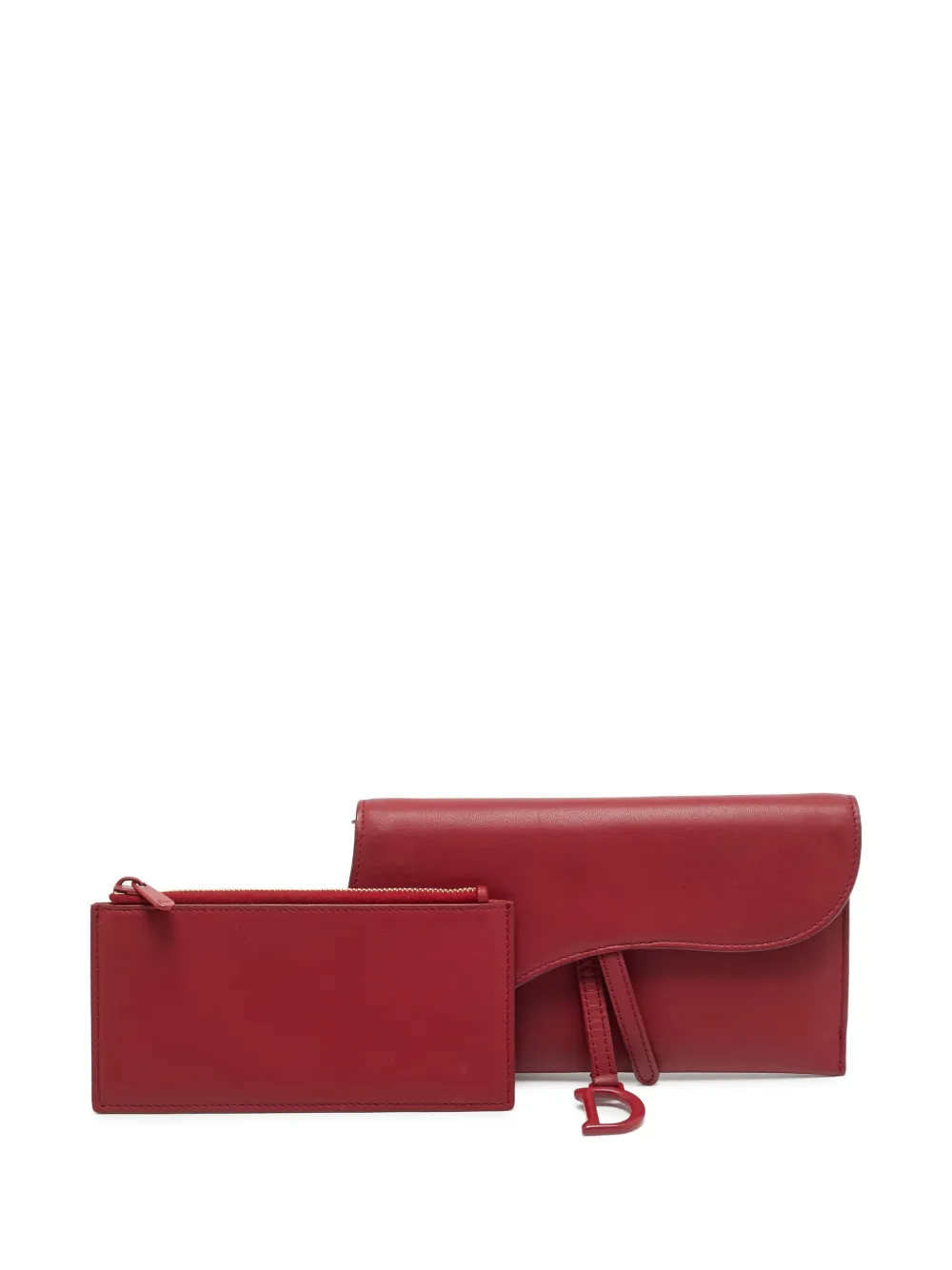 Christian Dior Pre-Owned 2019 Saddle continental wallet - Rot