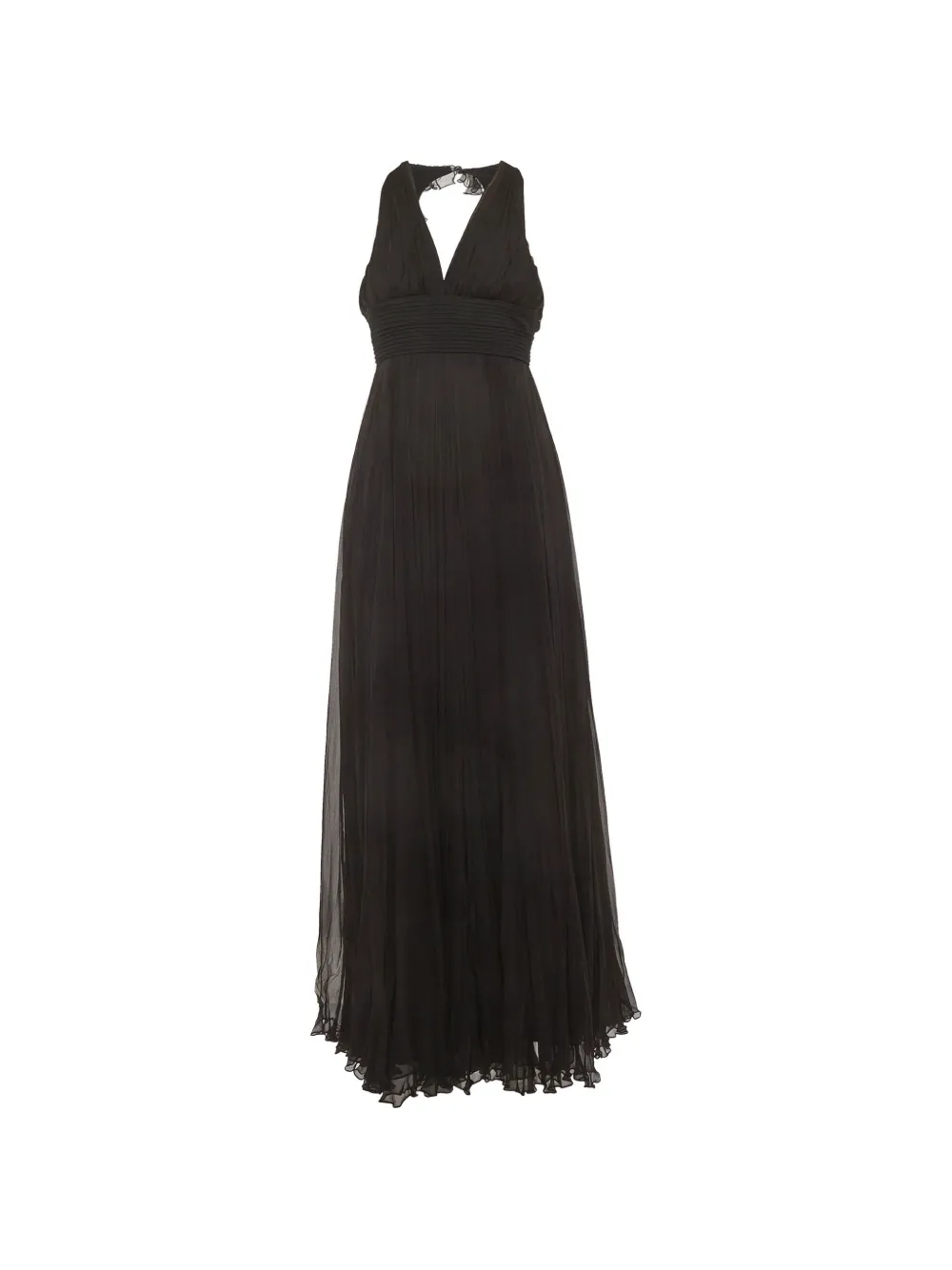 Versace Pre-Owned halterneck maxi dress - Nero
