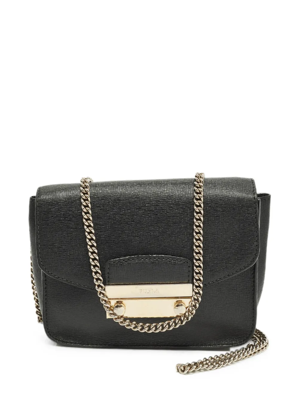 Furla Metropolis push-lock cross body bag - Nero