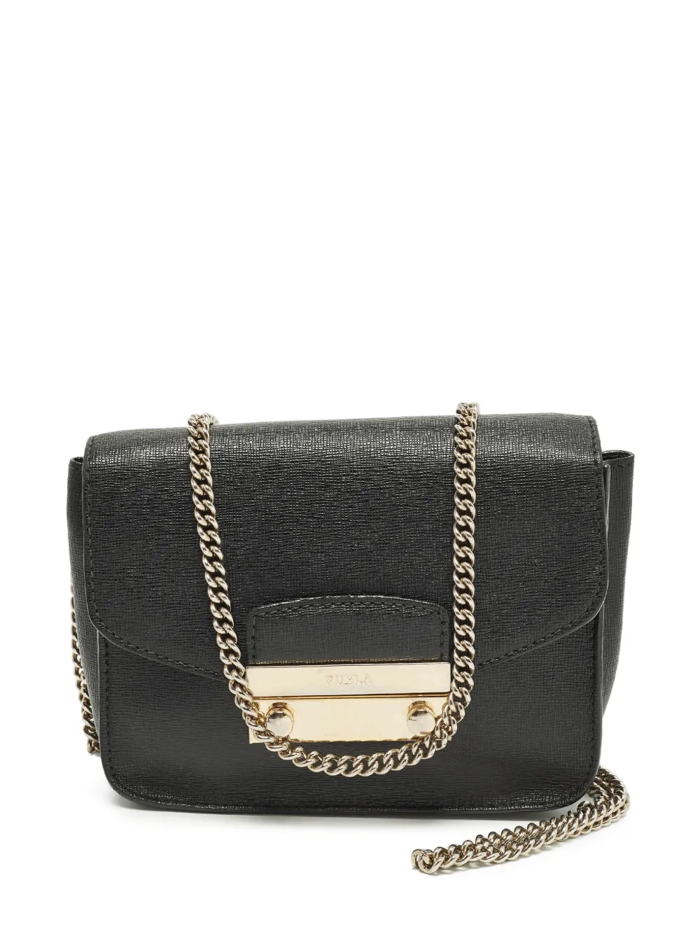 Furla Metropolis push-lock cross body bag - Nero