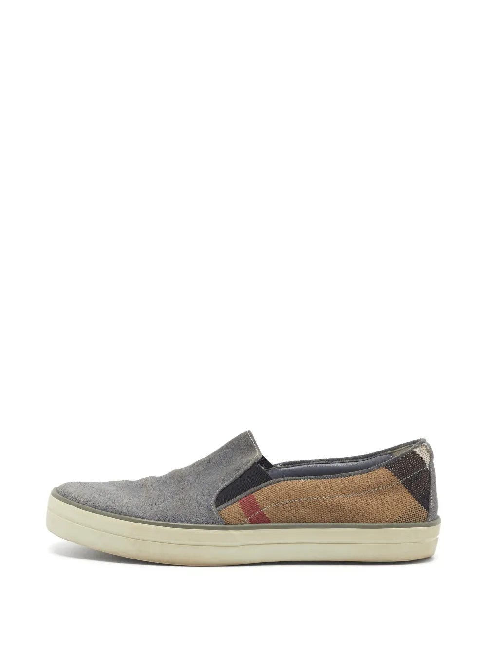 Burberry Pre-Owned slip-on trainers - Blau