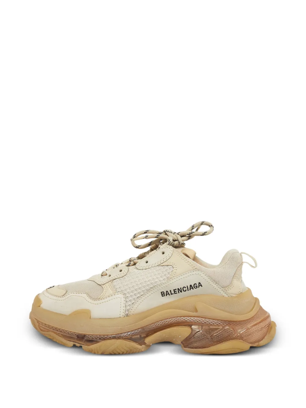 Balenciaga Pre-Owned Triple S Clear sneakers - Nude