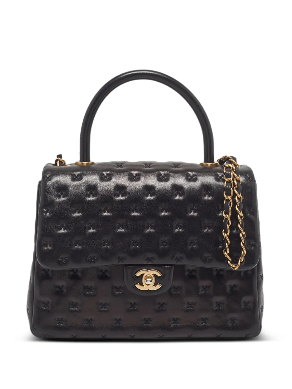 CHANEL Pre-Owned 2016-2017 Paris-Rome Coco tote bag - Nero
