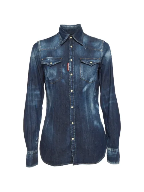 DSQUARED2 distressed denim shirt