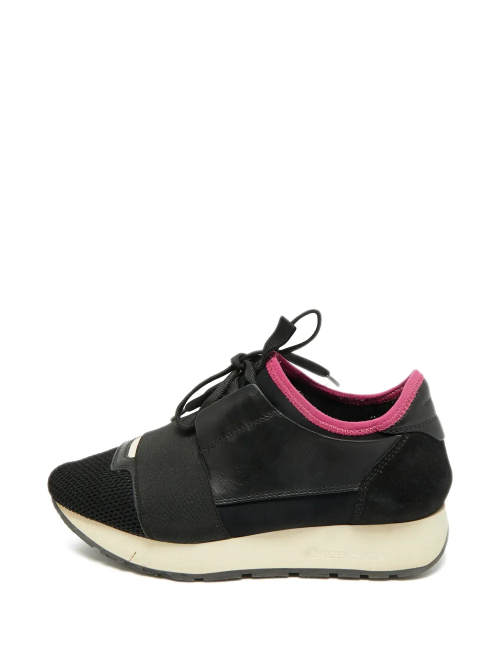 Balenciaga Pre-Owned Sneakers Race Runner in pelle scamosciata - Nero