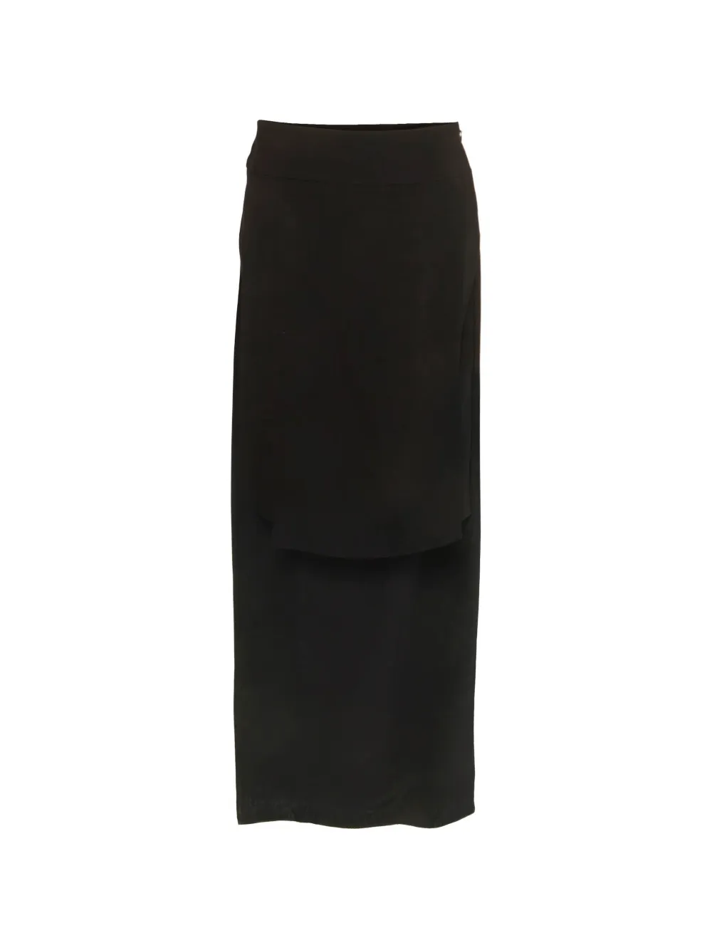 Givenchy Pre-Owned mini overlay detail skirt - Nero