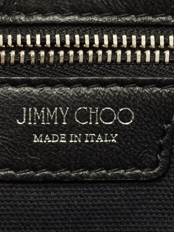 Jimmy Choo Pre-Owned Helia star-studded Shoulder Bag | Black
