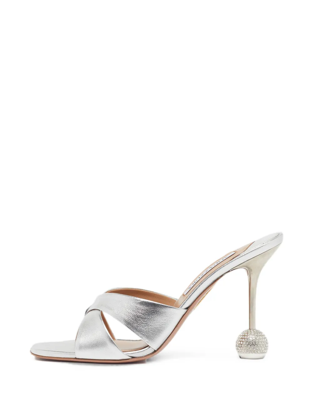 Aquazzura Yes Darling heeled sandals - Argento