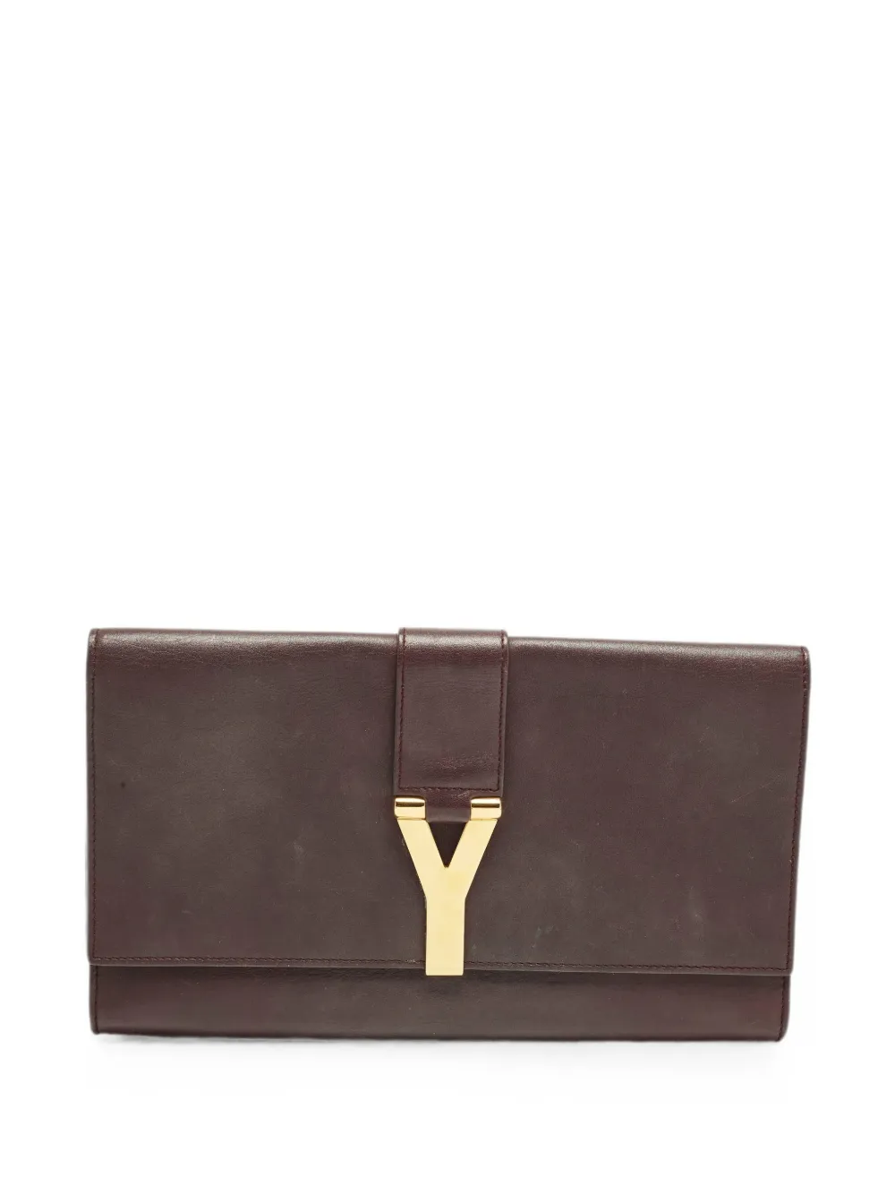 Saint Laurent Pre-Owned Clutch Ligne Y - Rosso