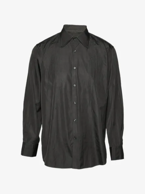 BOSS camisa con detalle de pliegues