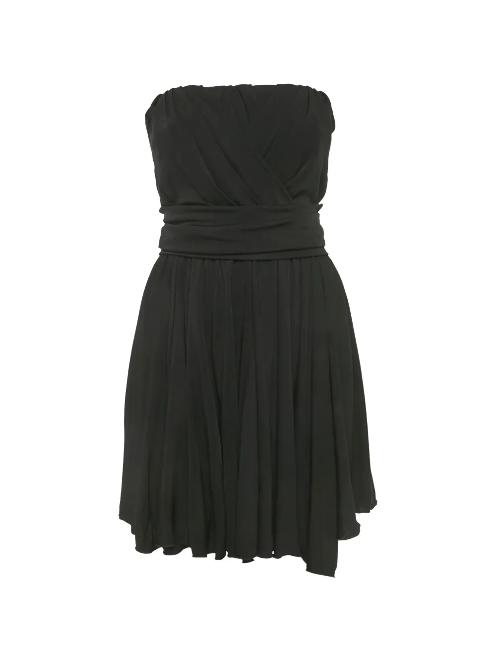 Dolce & Gabbana Pre-Owned strapless flared mini dress - Nero