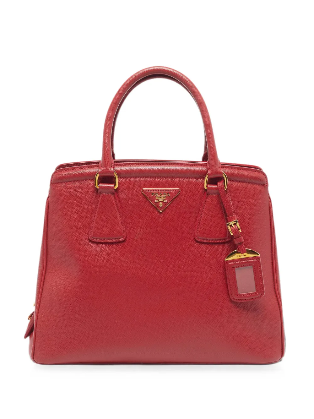 Prada Pre-Owned Parabole Saffiano handbag - Rosso