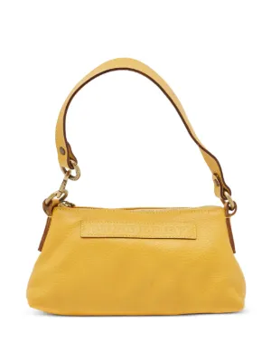 Sonia Rykiel Pre-Owned Studded Leather Shoulder Bag | Gold | FARFETCH