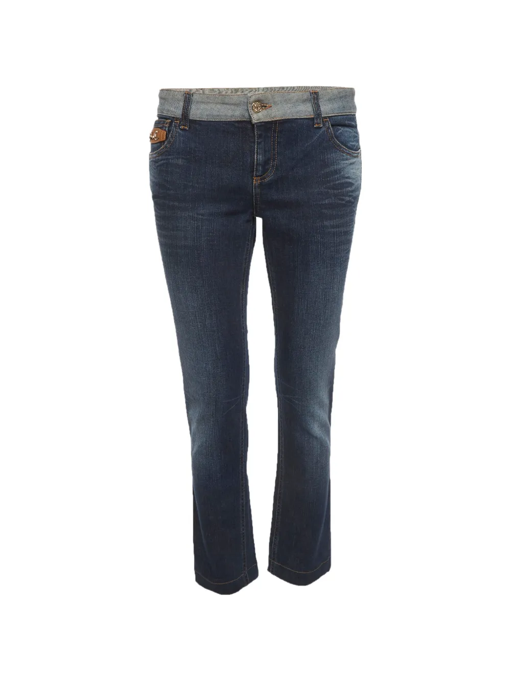 Gucci Pre-Owned Horsebit skinny jeans - Blu
