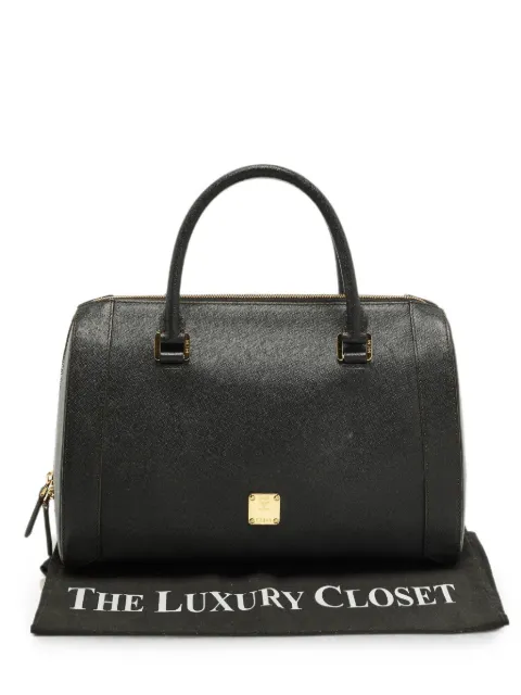 MCM Pre-Owned Boston leather tote bag