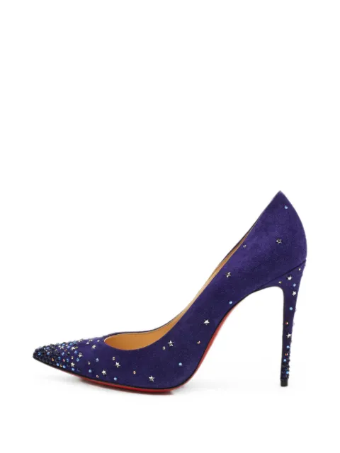 Christian Louboutin Pre-Owned Gravitanita crystal-embellished heeled pumps