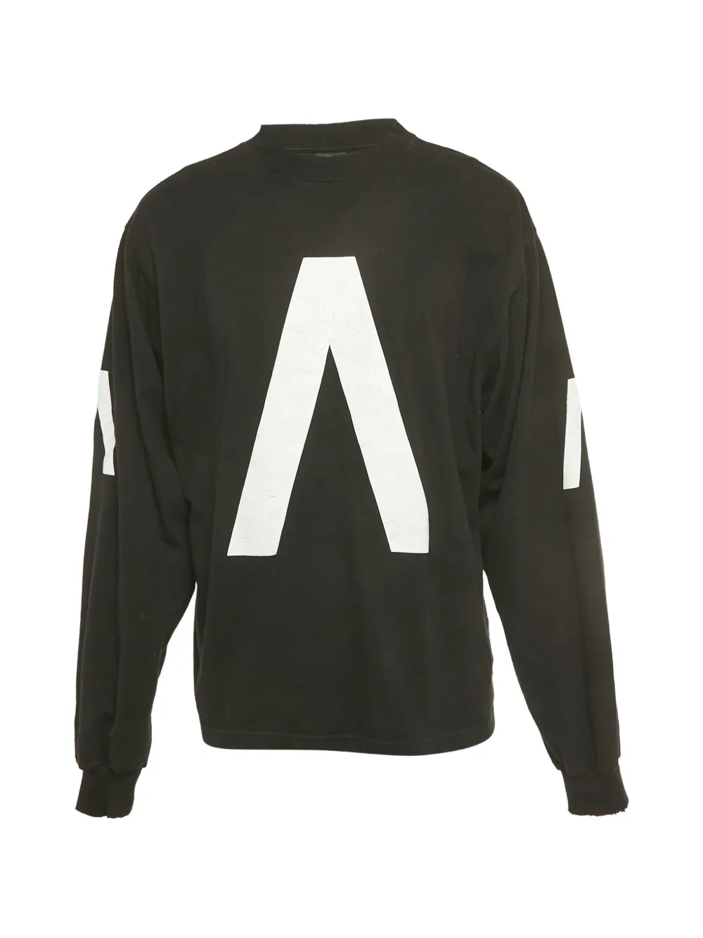 Balenciaga Pre-Owned T-shirt Music Archive con effetto vissuto - Nero