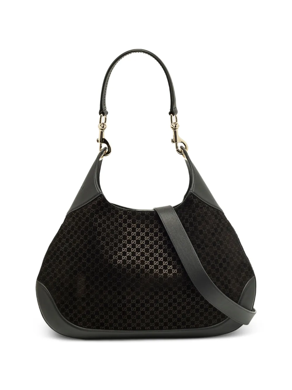 Gucci Pre-Owned medium B leather tote bag - Nero