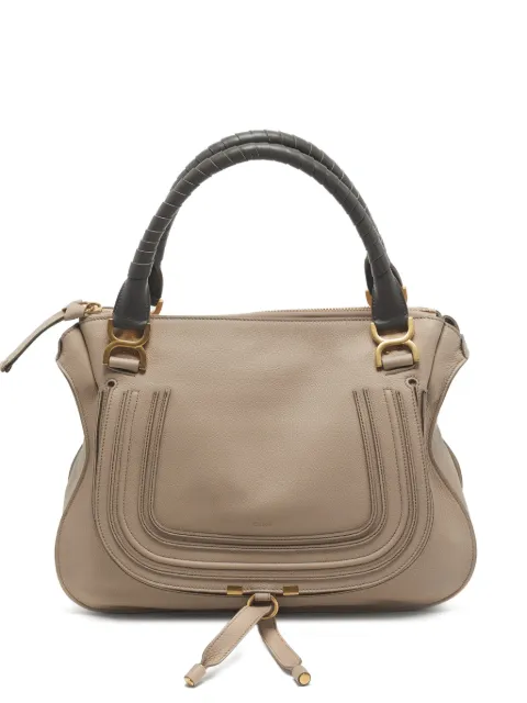 Chloé Pre-Owned large Marcie stitched tote bag