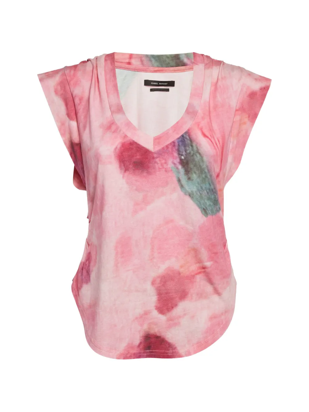 Isabel Marant Vintage t-shirt fleuri à col v - Rose Isabel Marant Vintage t-shirt fleuri à col v - Rose