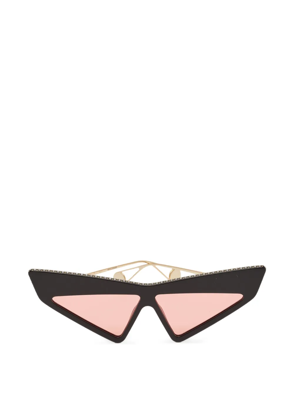 Gucci Pre-Owned crystal-embellished sunglasses - Nero