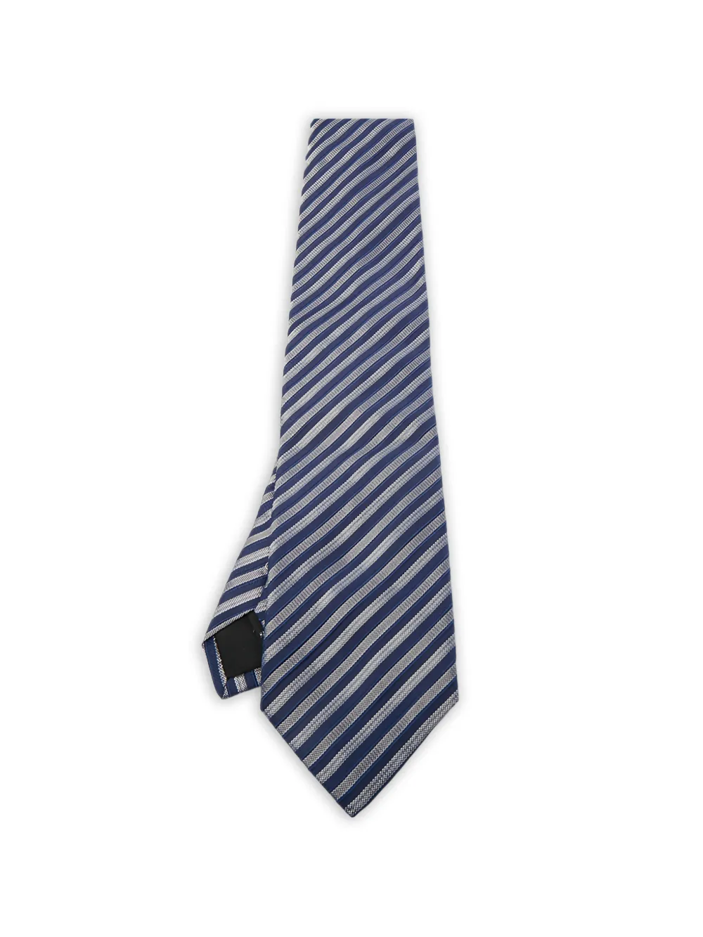 S.T. Dupont striped silk tie - Blu