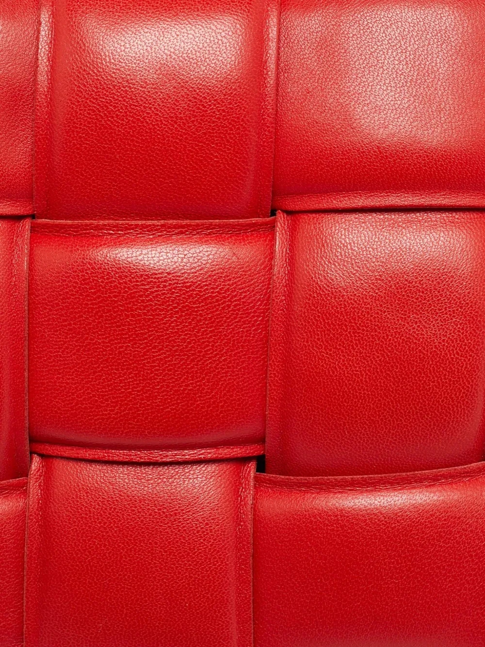 Bottega Veneta Pre-Owned Cassette gewatteerde schoudertas Rood
