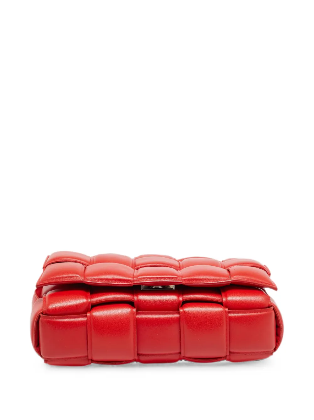 Bottega Veneta Pre-Owned Cassette gewatteerde schoudertas Rood