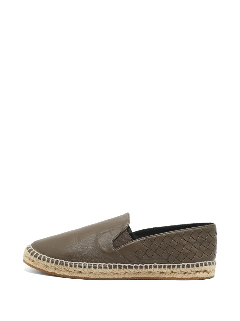 Bottega Veneta Pre-Owned intrecciato espadrilles - Marrone